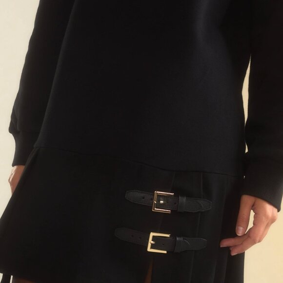 Cynthia Rowley Preston Kilt Sweatshirt Dress - Picture 3 of 5